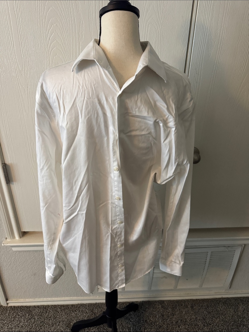 Michael Kors White Men's Dress Shirt - Point Collar